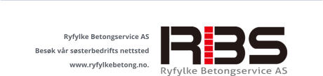 Ryfylke Betongservice AS Besk vr ssterbedrifts nettsted www.ryfylkebetong.no.